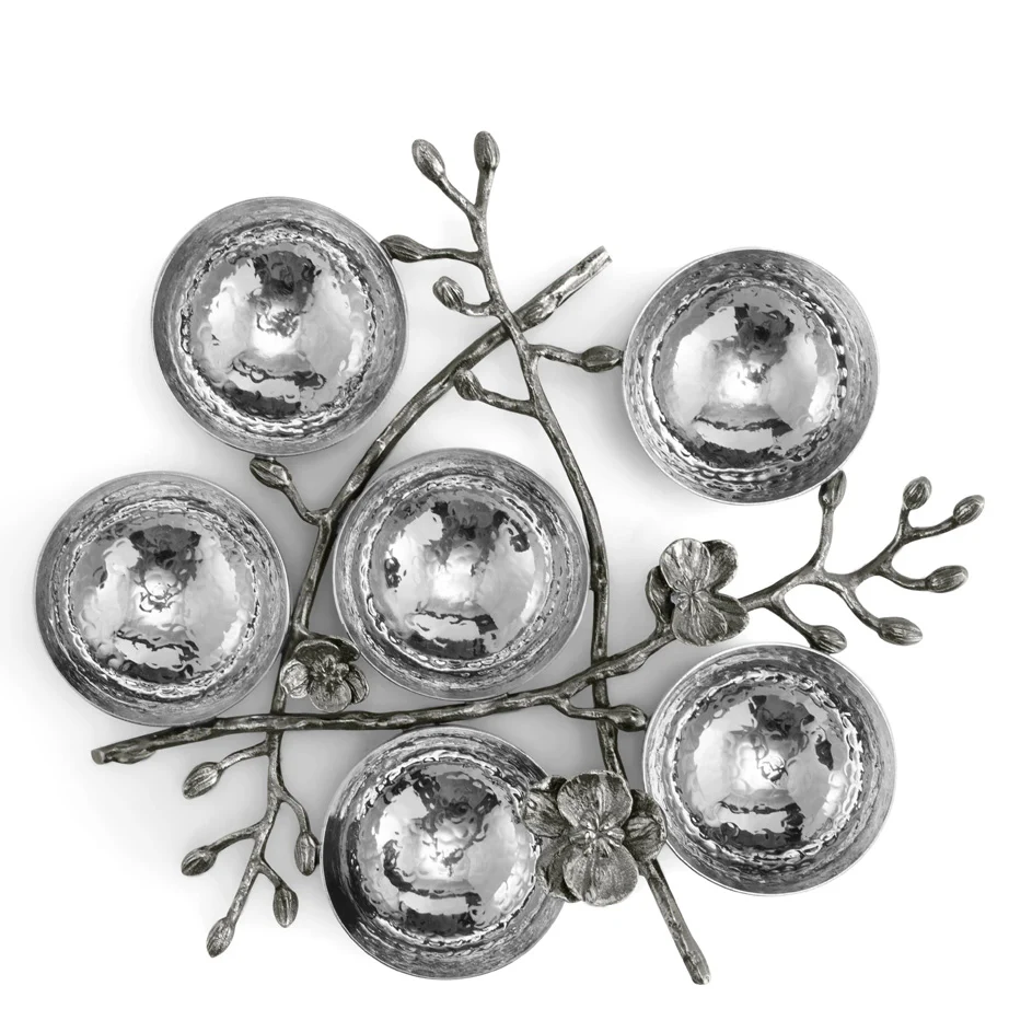 Black Orchid Seder Plate