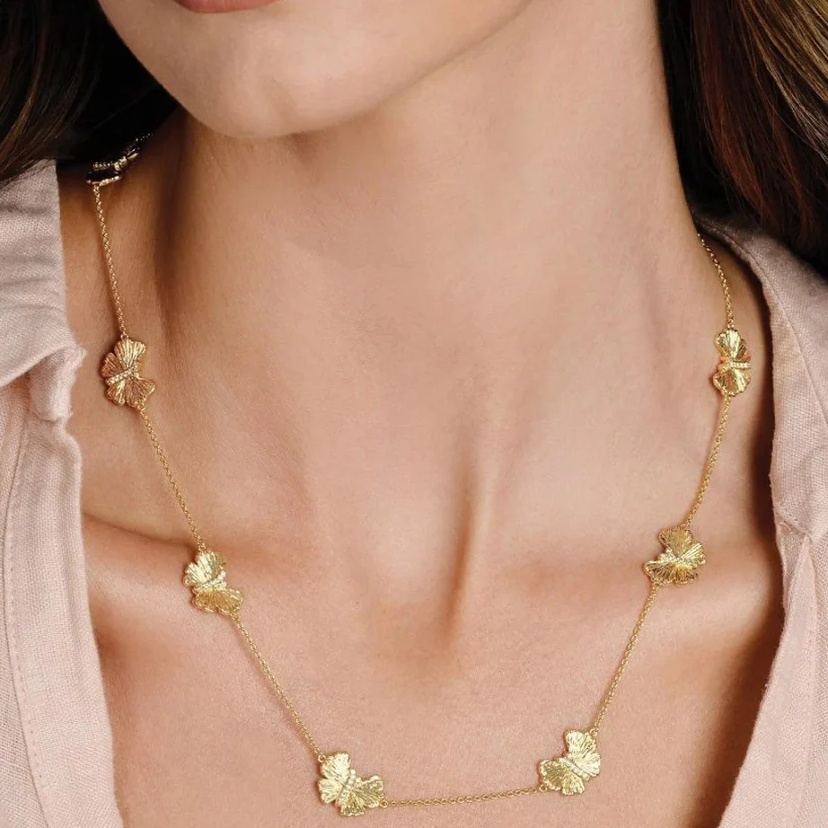 Butterfly Station Necklace - Image 2