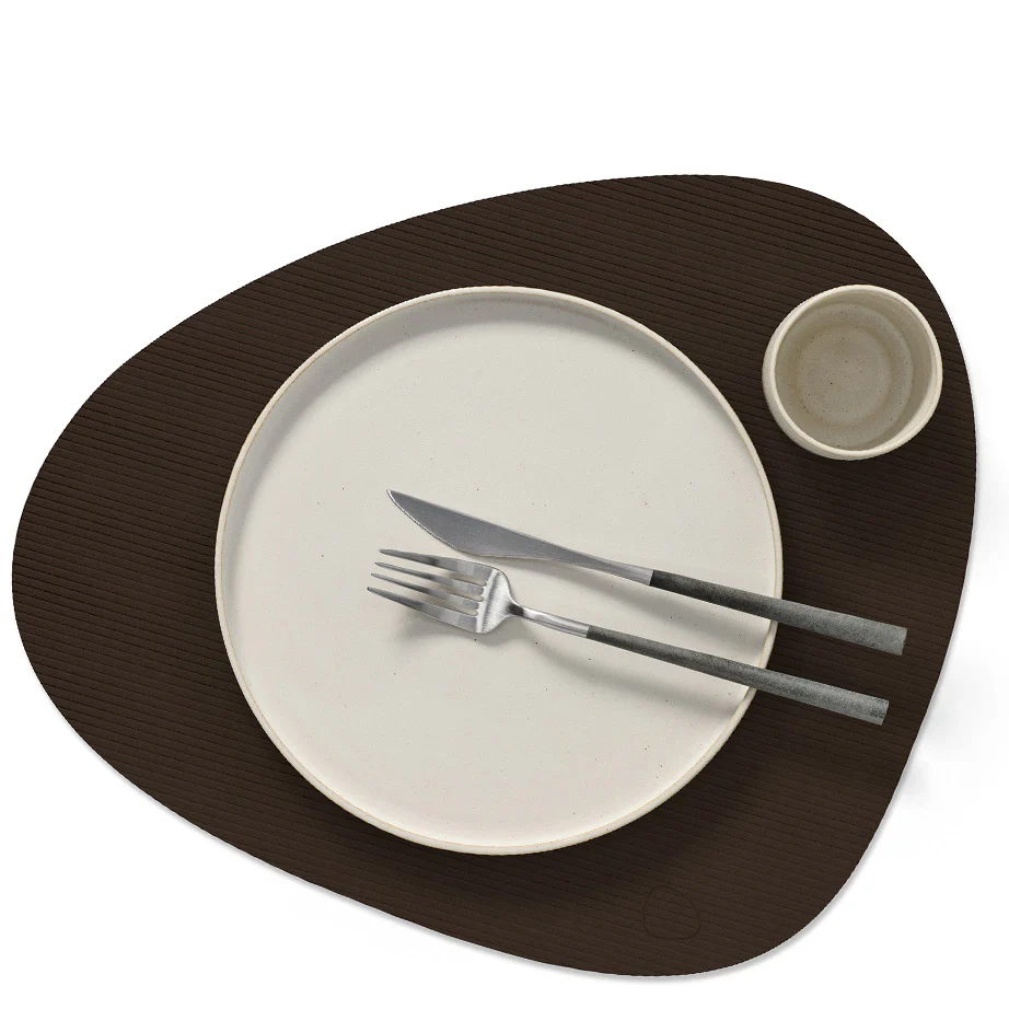 Curve Nupo Leather Corduroy Table Mats