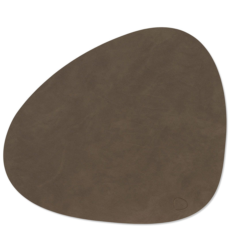 Curve Nupo Leather Table Mats | Earth Tones - Image 2