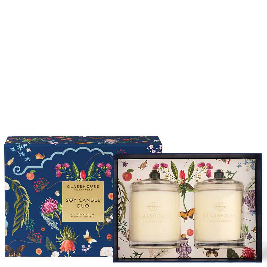 Glasshouse Country Couture Candle Duo