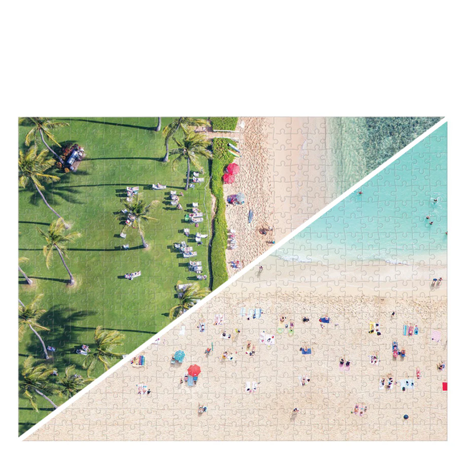 Gray Malin Double Sided Beach Puzzles - Image 2
