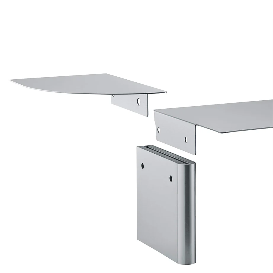 Oru Wall Shelves Shelf | Brushed Stainless Steel - Image 5