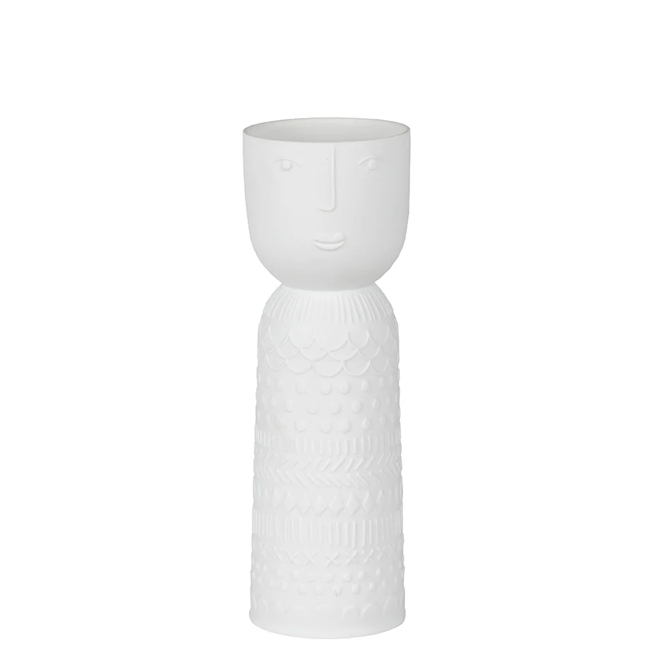 Porcelain Visage Vases - Image 3