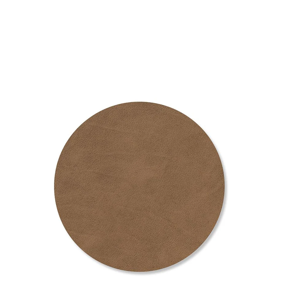 Round Nupo Leather Glass Mats - Image 6