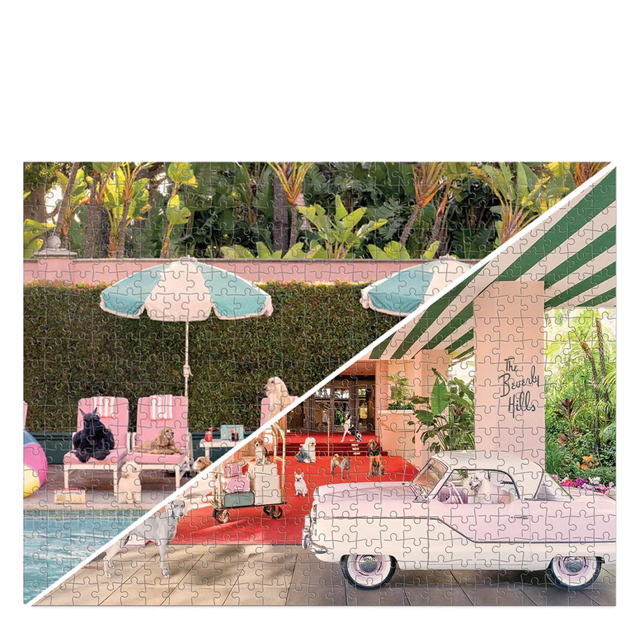 The Dogs at the Beverly Hills Hotel Puzzle - Image 2